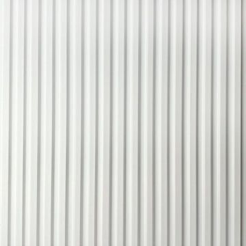 All White 3D Slat Wall Panel - Sulcado