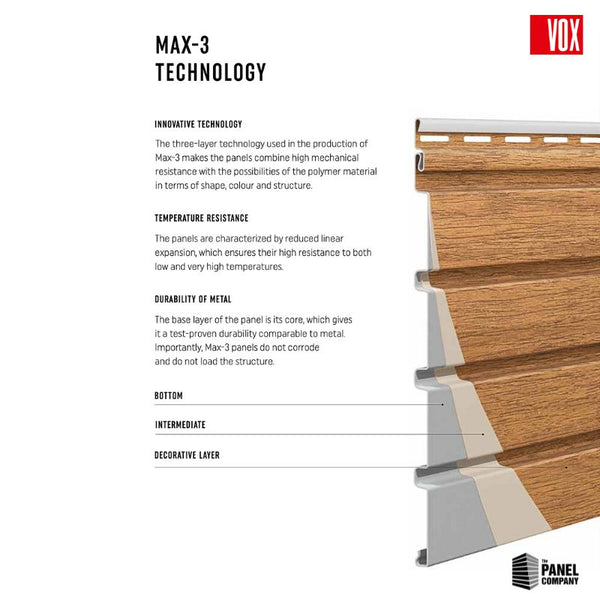 Honey Oak - Vox Fronto Slat Wall Panels