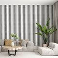 White Acoustic Slat Wall Panel - Sulcado