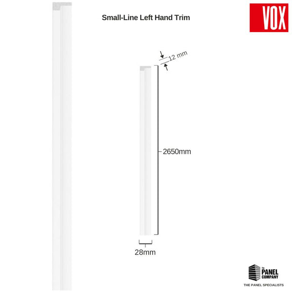 Vox Linerio White Slat Panel Trim | Multiple Variants Available