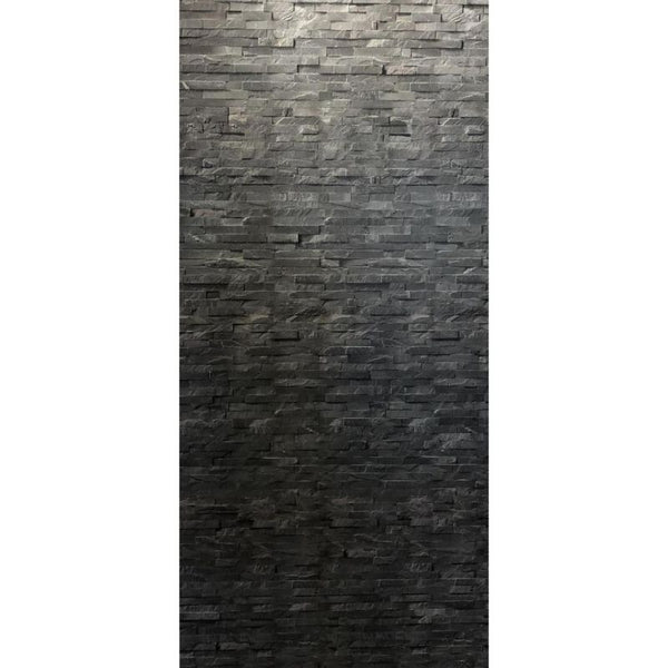 Premium Large Natural Stone Anthracite 1.0m x 2.4m Shower Panel