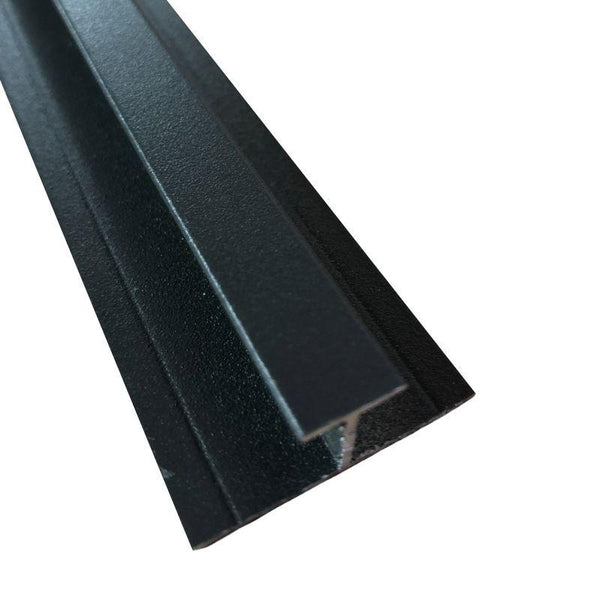 Aluminium H Joining Trim Anthracite | 10mm Depth