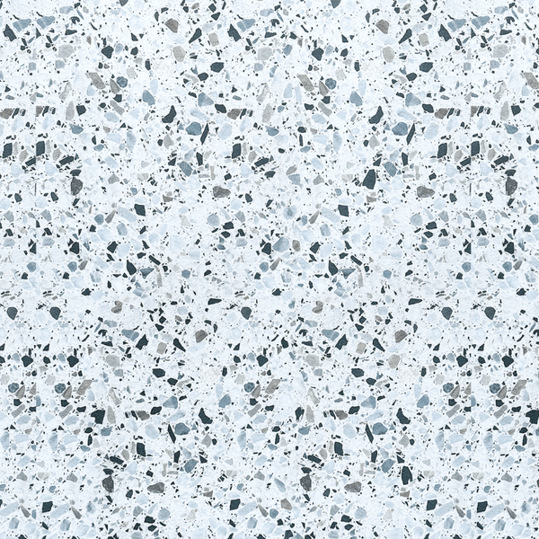 Premium Large Blue Terrazzo Matt 1.0m x 2.4m Shower Panel