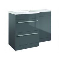 Kartell Matrix 2 Drawer L-Shaped Furniture Pack - Grey Gloss