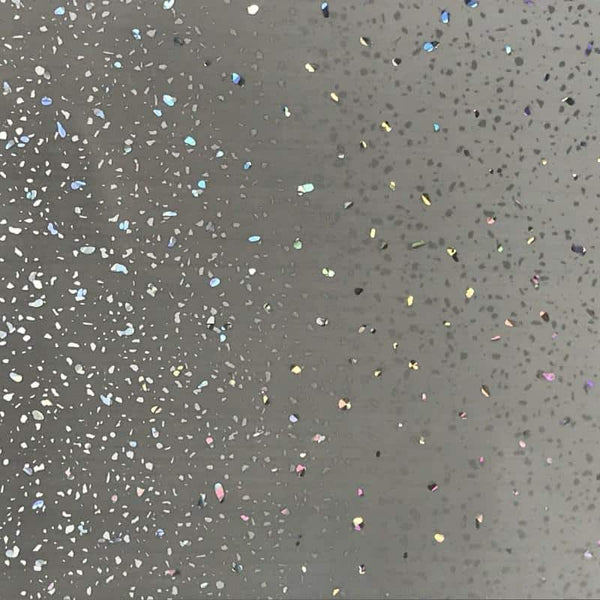 Large Grey Sparkle 1.0m x 2.4m Shower Panel Sample