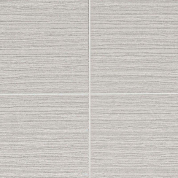 Light gray wood texture ceramic floor tiles in a grid pattern
