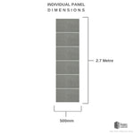 Ancona Contempo Tile 500mm x 2.7m