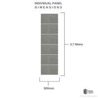 Ancona Contempo Tile 500mm x 2.7m