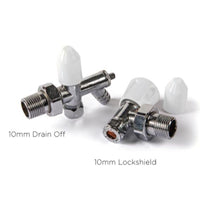 Kartell 10mm Angled LS/WH Radiator Valve (Galaxy)