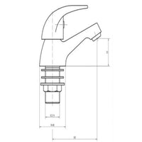 Kartell Koral Pair Bath Pillar Taps