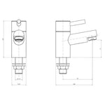 Kartell Plan Pair Basin Pillar Taps