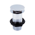 Kartell Push Button Basin Waste CP (unslotted)