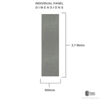Ancona Contempo Smooth 500mm x 2.7m