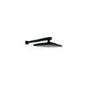 Kartell Nero Square Wall Mounted Fixed Head & Arm Matt Black