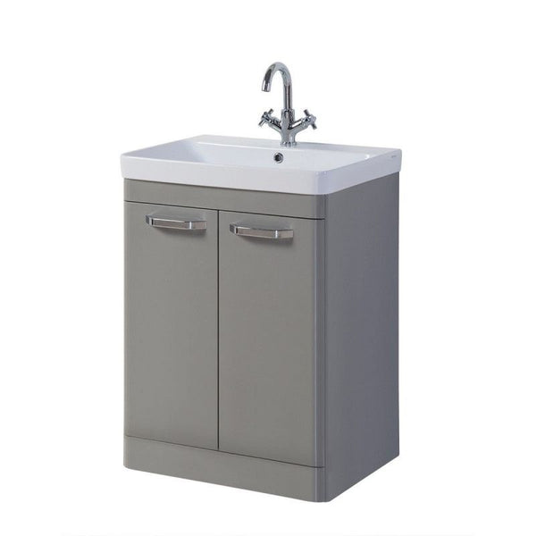 Kartell 600mm Options 2 Door Unit & Basin Basalt Grey