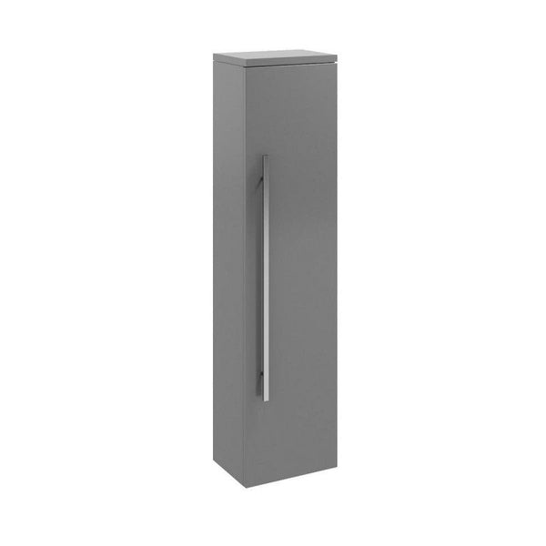 Kartell Purity Wall Mounted Side Unit Storm Grey Gloss