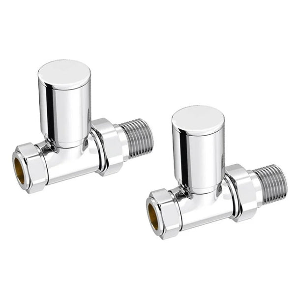 Kartell Radiator Valve Straight 15mm (Pair)