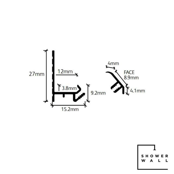 ShowerWall SureSeal Base Trim