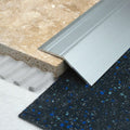 Self Adhesive Ramp - Matt Silver (50 x 15mm - 0.9m)