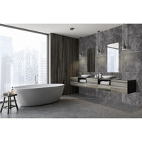 Premium Large Tile Grey 1.0m x 2.4m Shower Panel