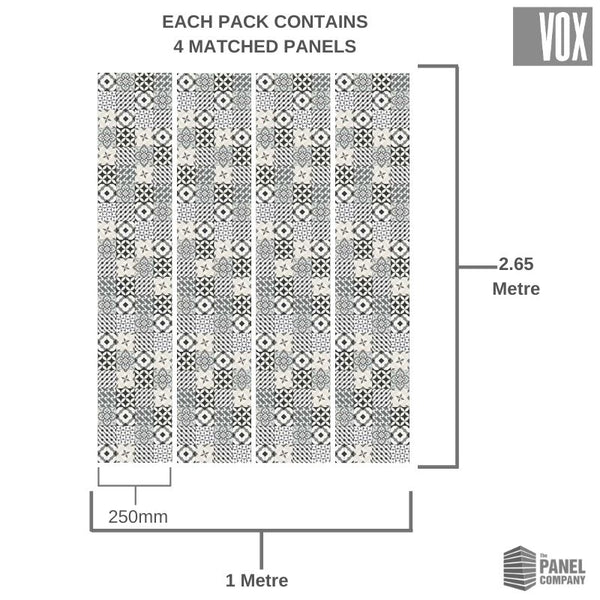 Vox Vilo Motivo Modern Patchwork | 4 Pack