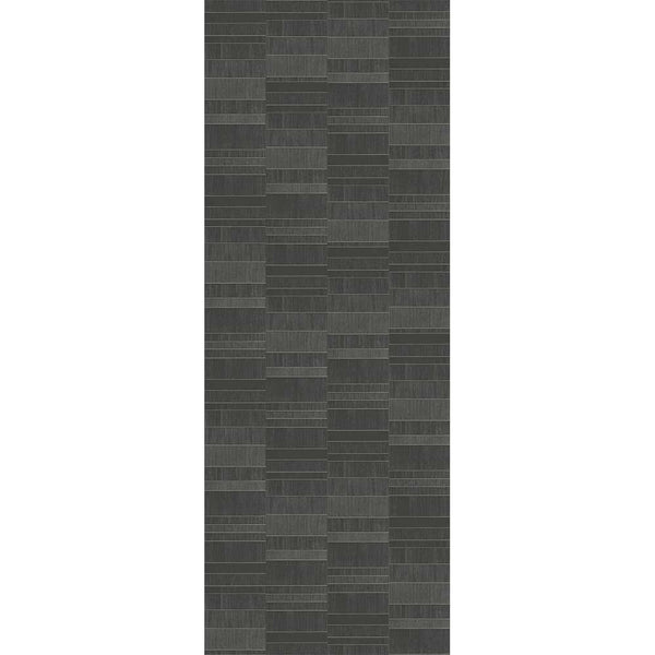 Dark gray textured wall tile pattern, modern stacked rectangular slate tiles, vertical seamless stonework background