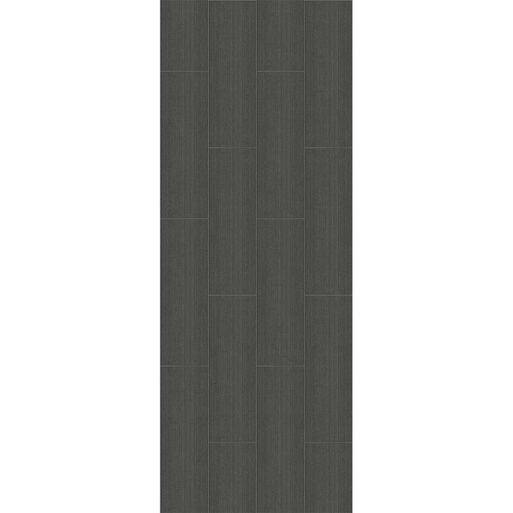 Dark gray wooden plank flooring texture, seamless wood floor background, vertical orientation