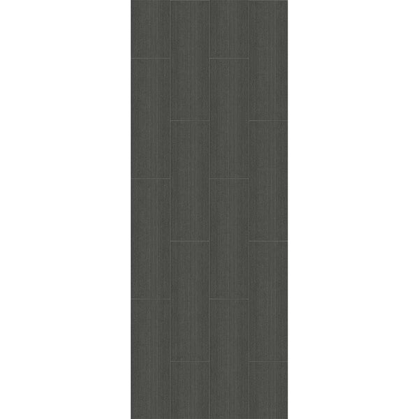 Dark gray wooden plank flooring texture, seamless wood floor background, vertical orientation