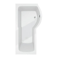 Kartell Adapt 1500mm P Shaped Right Hand Bath Only with leg sets