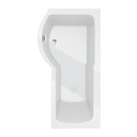 Kartell Adapt 1500mm P Shaped Left Hand Bath Only with Leg Sets