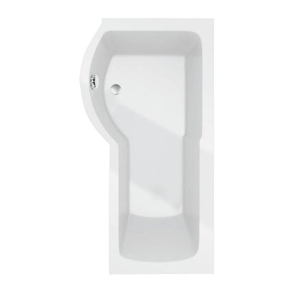 Kartell Adapt 1700mm P Shaped Left Hand Bath with Leg Sets