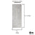 Premium Large Antwerp 1.0m x 2.4m Shower Panel