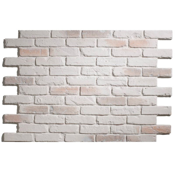 British Brick Old White Panel Stone