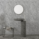 Premium Large Capri Light Grey Matt 1.0m x 2.4m Shower Panel