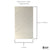 Large White Carrara Marble 1.0m x 2.4m Shower Panel