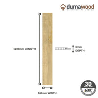 Dumawood Cottage Yellow 1200mm x 167mm | 1 Pack