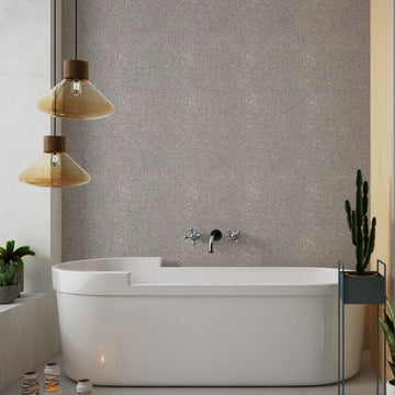 Premium Large Dark Grey Metallic Gemstone 1.0m x 2.4m Shower Panel