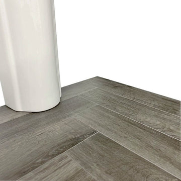 Carron Oak Herringbone SPC Flooring | w/ Built In Underlay | Elegance Range | 0.806m² Pack