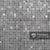 Premium Large Mosaic Graphite 1.0m x 2.4m Shower Panel