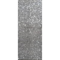 Premium Large Mosaic Graphite 1.0m x 2.4m Shower Panel