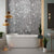 Premium Large Mosaic Graphite 1.0m x 2.4m Shower Panel