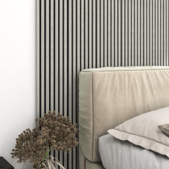 Buy Grey Oak Acoustic Slat Wall Panelling | STRIVO | Panel Co – Panel ...