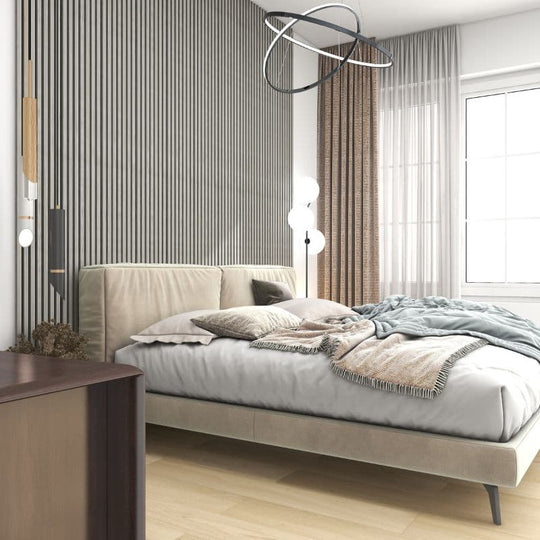 Buy Grey Oak Acoustic Slat Wall Panelling | STRIVO | Panel Co – Panel ...