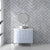 Premium Large Grey Herringbone Tile 1.0m x 2.4m Shower Panel