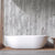 Premium Large Light Grey Oak 1.0m x 2.4m Shower Panel