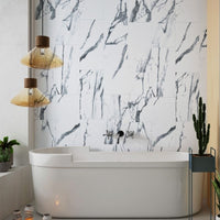 Premium Large Grey Onyx 1.0m x 2.4m Shower Panel