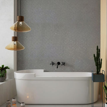 Large Grey Sparkle 1.0m x 2.4m Shower Panel