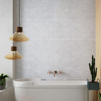 Premium Large Metropolitan Tile Grey Stone 1.0m x 2.4m Shower Panel