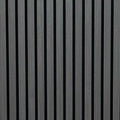 Charcoal Acoustic Slat Wall Panel - Sulcado