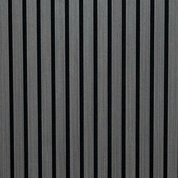 Charcoal Acoustic Slat Wall Panel - Sulcado